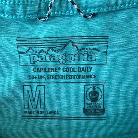 Patagonia Capilene Cool Daily shirt SZ M - Picture 4 of 7